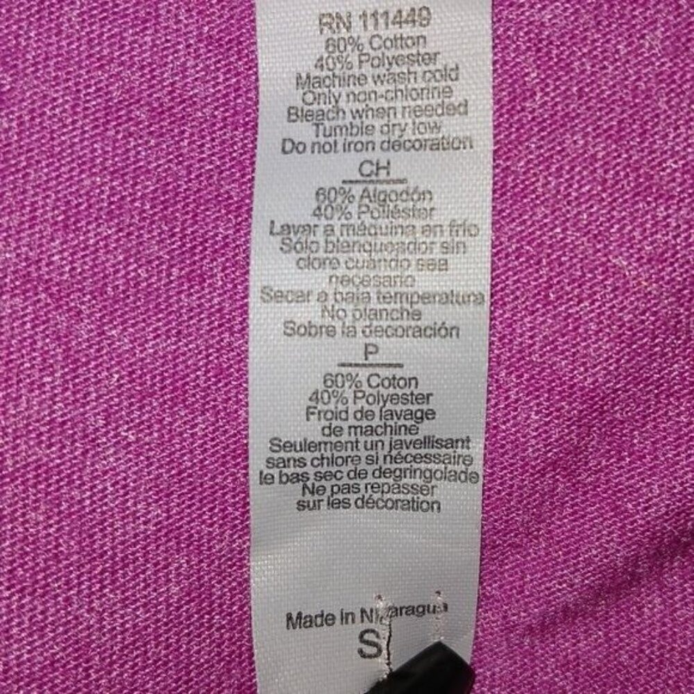 Harley-Davidson Purple V-Neck T-shirt - Picture 6 of 6